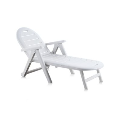 Bain de soleil Caiman blanc L.195 cm