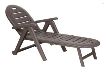 Bain de soleil Caiman wengué L.195 cm