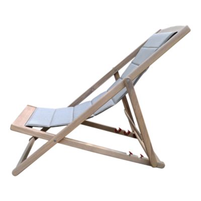 Bain de soleil en bois marron GoodHome Riveo
