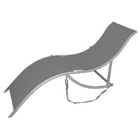 Bain de soleil Papaya gris Innovaxe 173 x 58 x h.65 cm