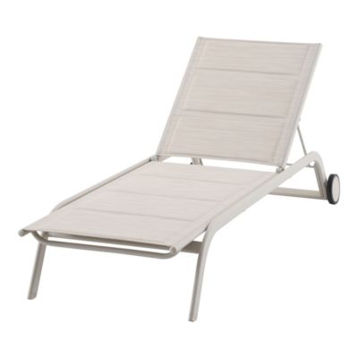 Bain de soleil Santa Cruz en aluminium couleur peyote Goodhome
