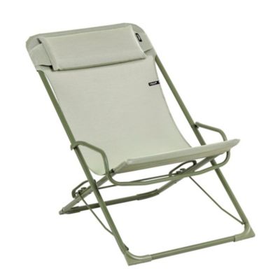 Bain de soleil Transaswing Lafuma polyester et acier moss l.60cm x H.91cm