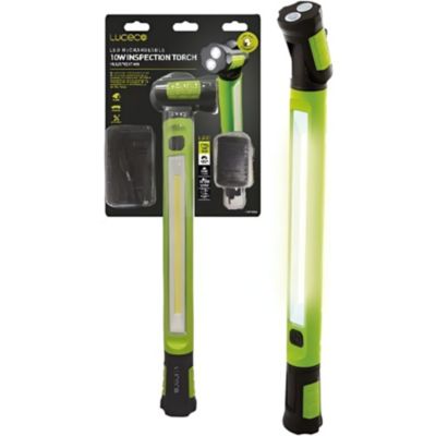 Baladeuse rechargeable LED 10W 1000 Lumens magnétique avec chargeur voiture/secteur