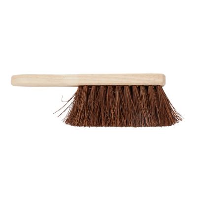 Balai à main poils rigide en bois clair