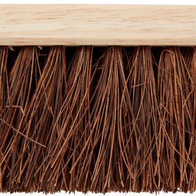 Balai à main poils rigide en bois clair