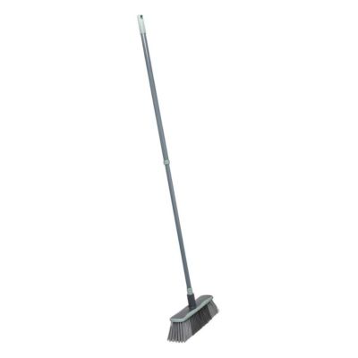 Balai antichoc télescopique en caoutchouc gris H130cm - Gris- 5five