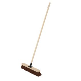 Balai cantonnier naturel de 45cm en bois