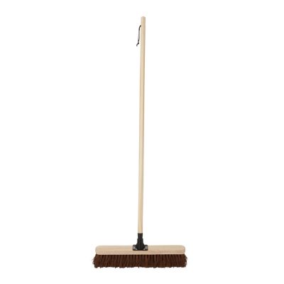 Balai cantonnier naturel de 45cm en bois