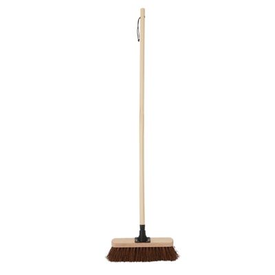 Balai cantonnier pour jardin en bois 30cm