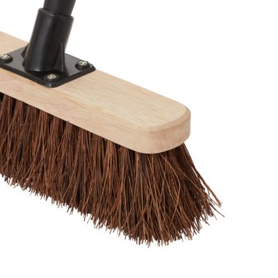Balai cantonnier pour jardin en bois 30cm