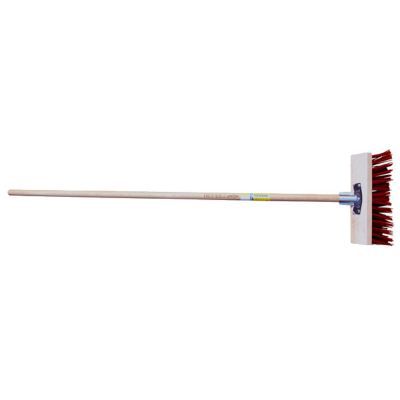 Balai cantonnier pvc manche bois L.170 cm