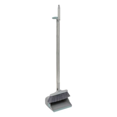 Balai et pelle pivotant gris et bleu - 5five