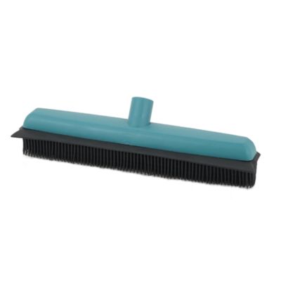 Balai extensible poils doux GoodHome bleu L.1 m x l.7cm