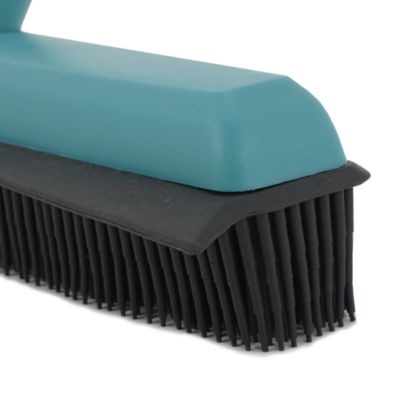 Balai extensible poils doux GoodHome bleu L.1 m x l.7cm