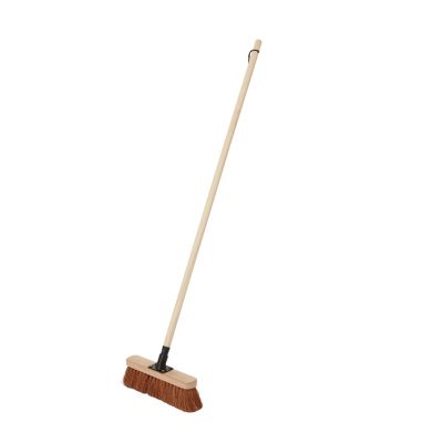 Balai fibre de coco 30cm avec manche bois