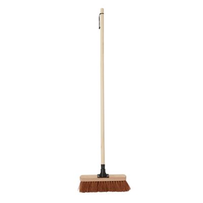 Balai fibre de coco 30cm avec manche bois