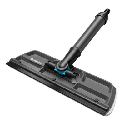 Balai lave-vitre avec raclette et microfibre Cleansystem