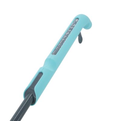 Balai serpillère microfibre avec vaporisateur GoodHome gris et bleu L.124 x l.12 cm