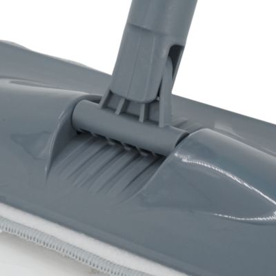 Balai serpillère microfibre avec vaporisateur GoodHome gris et bleu L.124 x l.12 cm