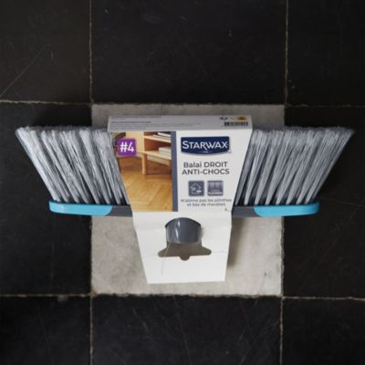 Balai sol intérieur bords droits antichocs Starwax