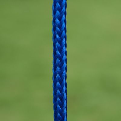 Balançoire 3 agrès portique avec 2 balançoires et face à face dim. 2,8L x 1,4l x 1,78H m métal époxy anticorrosion PE vert bleu