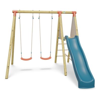 Balançoire en bois 2,30 m Topwood MILU 2 - 4 enfants