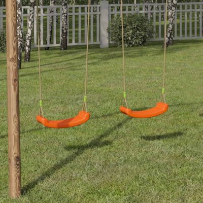 Balançoire plastique orange pour portique 2 m - 2,5 m Trigano