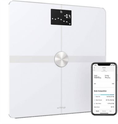 Balance connectée pèse-personne Withings Body Plus blanc