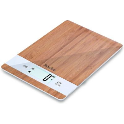 Balance de cuisine électronique 5kg/1g bambou Terraillon 15338 bamboo usb