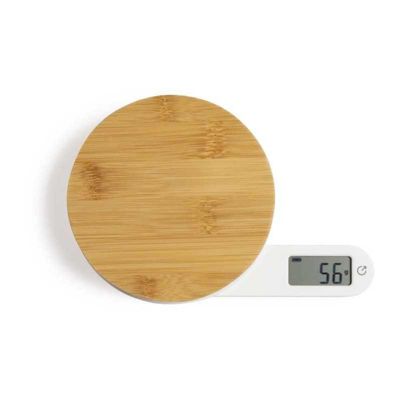 Balance de cuisine LIVOO DOM466 dynamo 5 kg plateau bambou précision 1 g