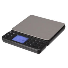 Balance de précision Perel VTBAL404, numérique, 0,1 g à 2 kg, fonction tare, extinction automatique, écran LCD rétroéclairé