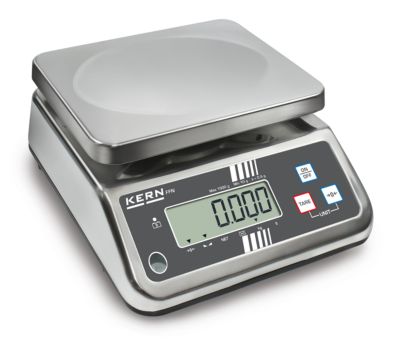 Balance de table avec protection IP FFN K-NM - Kern - l0.1- L0.1- P0.1- h0.1- Acier Inoxydable