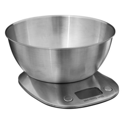 Balance digitale avec bol en inox - Argent- 5five