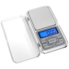 Balances de Cuisine Precision, 0.01g-500g, Mini Balances Alimentaire Multifonctionnelles avec Affichage Led et Fonction Tare, Bala