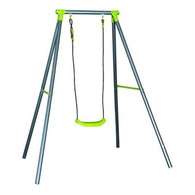 Balancoire Allegra FRANCHINISHOP en acier 150x140x180 cm vert lime