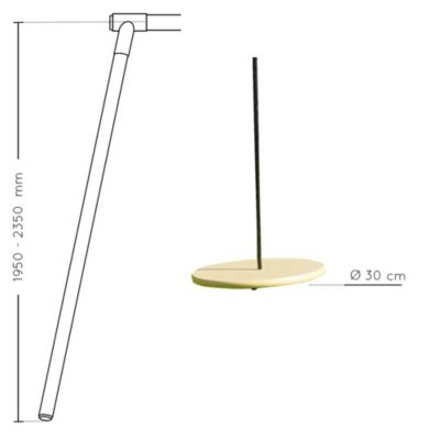 Balançoire corde avec disque en bois pour portiques H.1.95/2.35 M – SOULET