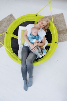 Balançoire Nid D’oiseau HAAGO – 110 Cm, Jusqu’à 180 Kg, Pour 3 Enfants