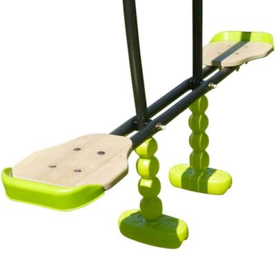 Balançoire vis-à-vis en bois pour portiques H.224cm
