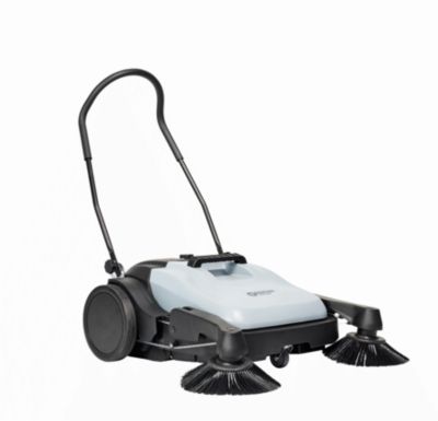 Balayeuse manuelle Nilfisk SW250 - balai poussé, trémie 38 L, usage intérieur et extérieur