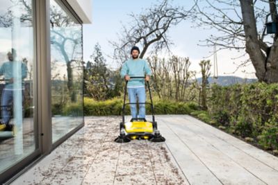 Balayeuse mécanique Karcher S6 Twin + bac de déchets et brosses inclus