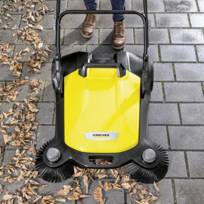 Balayeuse mécanique Karcher S6 Twin + bac de déchets et brosses inclus