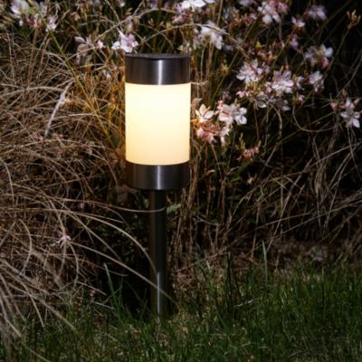 Balise à piquer solaire LED extérieur RGB et blanc chaud 0,02 W 1 lm rechargeable IP44