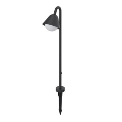 Balise extérieure Denar LED intégrée 700lm IP44 GoodHome gris anthracite