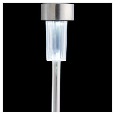 Balise extérieure Langley LED intégrée solaire 0.01W IP44 GoodHome chrome
