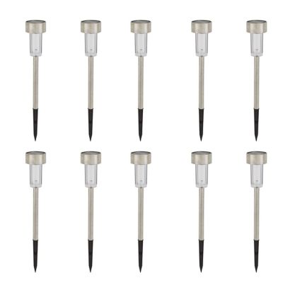 Balise extérieure Langley LED intégrée solaire 0.01W IP44 GoodHome chrome