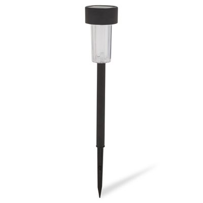 Balise solaire à piquer LED noir H.28 cm IP44