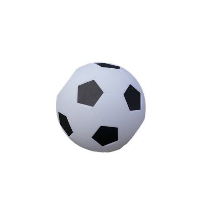 Ballon de football lumineux Night Kick LED-STAR blanche, pompe à