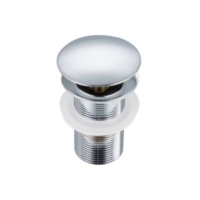 Balneo Bonde clic-clac sans trop-plein, pour lavabo, finition chrome, laiton