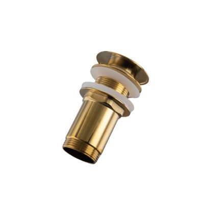 Balneo Bonde clic-clac sans trop-plein, pour lavabo, finition gold, laiton