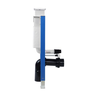 BALNEO - pack bâti-support encastré low + cuvette WC LUNA tornado - ensemble pour toilette